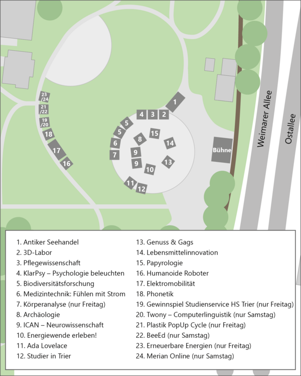 Lageplan City Campus